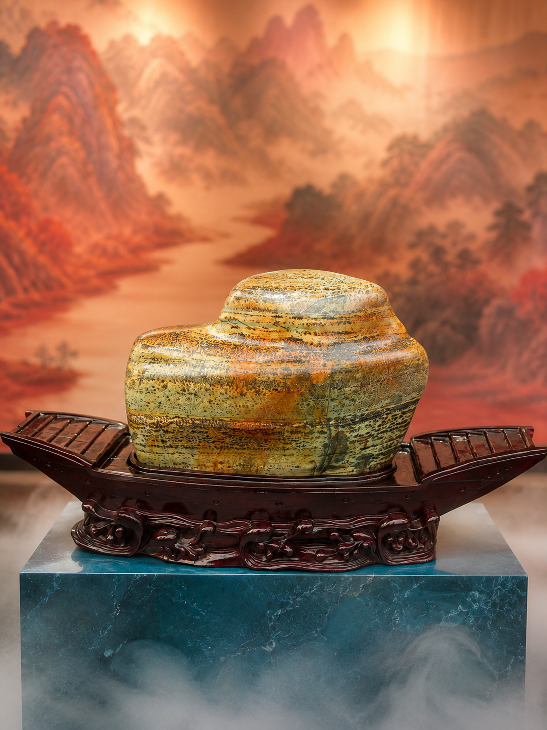 锦帆万里｜广西红水河彩玉石